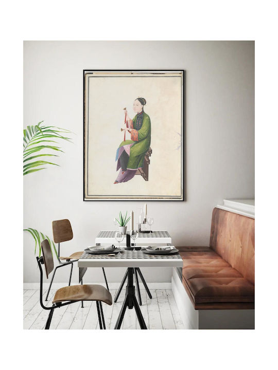 Aquarellgemälde Musiker spielt Bo Chinesisch 80x120