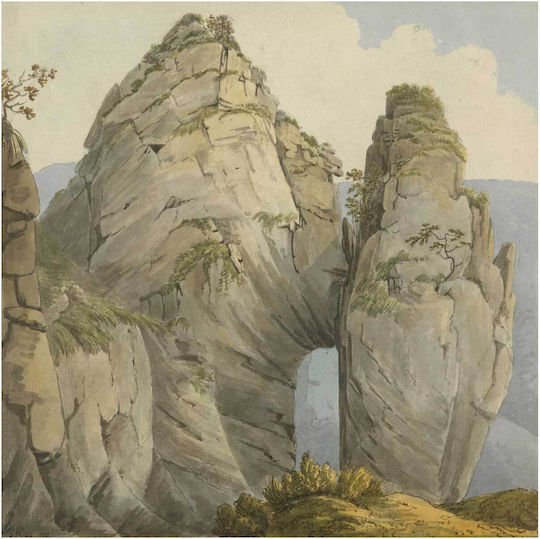 Tabloul Renard's Hole Dovedale Derbyshire 110x110