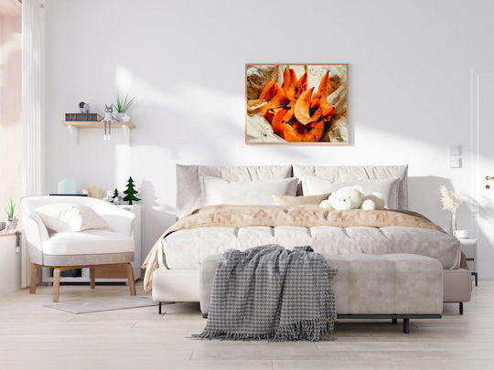 Abstract Roasted Pumpkin Αφηρημένη Ψητή Κολοκύθα 1 σε Καμβά Abstract Roasted Pumpkin Αφηρημένη Ψητή Κολοκύθα 1 σε Καμβά