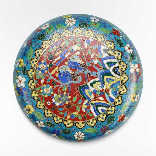 Πίνακας Cloisonné Box 18th Century Metal Work 110x110