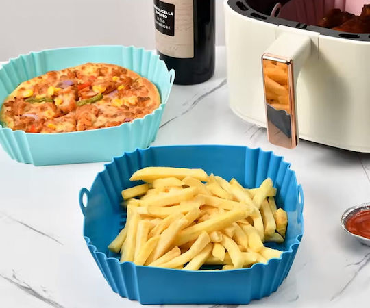 Newest Formă din Silicon pentru Air Fryer 20x20cm