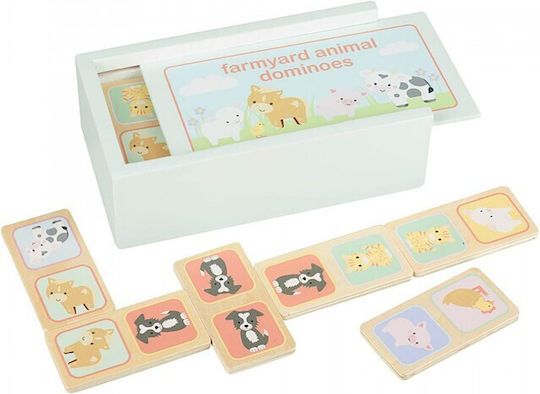 Board Game Ντόμινο Farmyard for 2 Players 3+ Years Old Orange Tree Toys