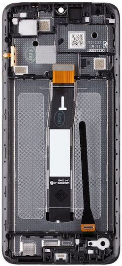 Screen LCD with Touch Mechanism and Frame for Xiaomi Redmi 12C (Black)