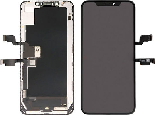 Οθόνη με Μηχανισμό Αφής για iPhone XS Max (Μαύρο)