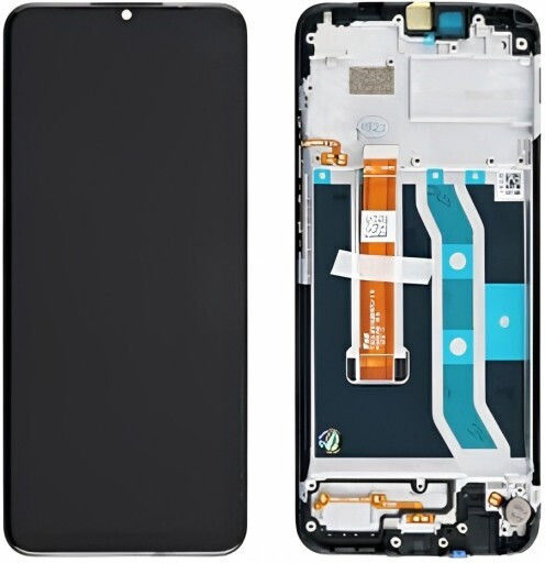 Lcd Display + Touch Unit + Front Cover For Realme C11 (service Pack)