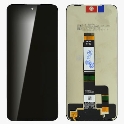 Mobile Phone Screen Replacement with Touch Mechanism for Xiaomi Poco M6 Pro 5G, Redmi 12 (Black)