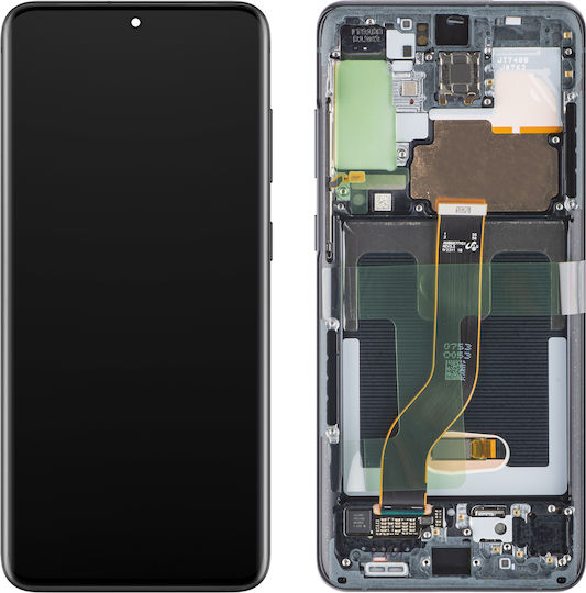 Samsung O ecran OLED Oled cu Mecanism Tactil pentru Galaxy S20+ (Negru)