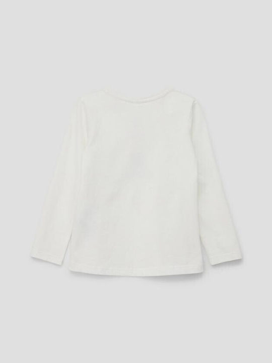 S.Oliver Kids Blouse Long Sleeve Cream, Ecru