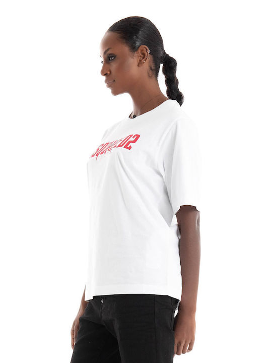 Dsquared2 Easy Damen T-shirt White