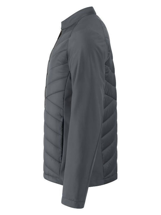 Мъжки Яке Puffer Водоустойчиво Сиво