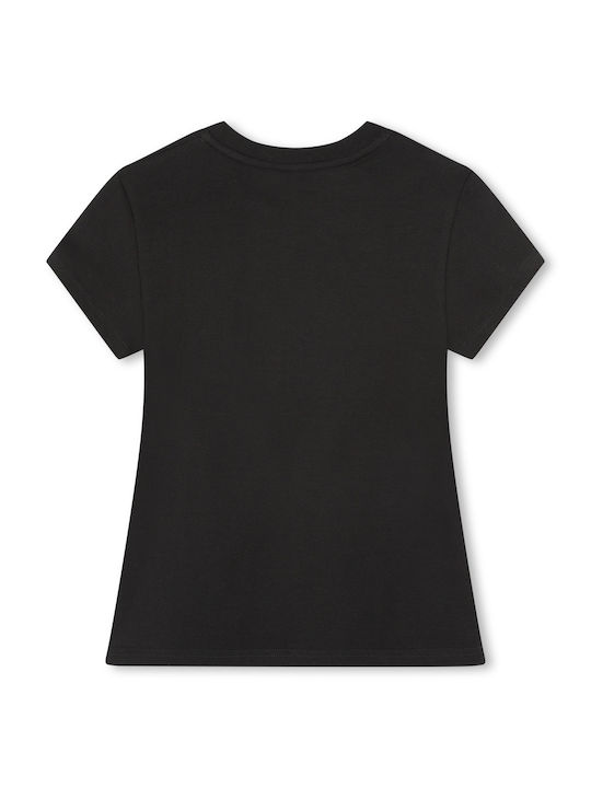 DKNY Kids Blouse Short Sleeve Black