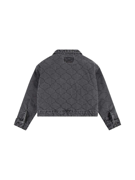 Levi's Kids Quilted Jacket Dark Gray