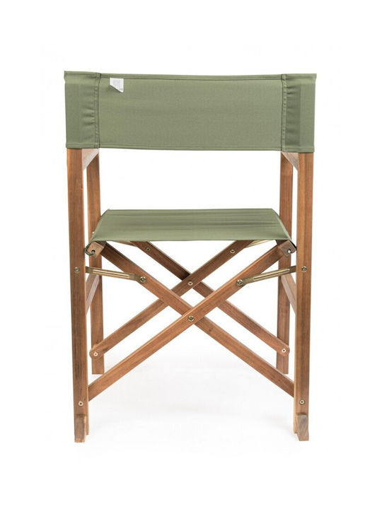 Director's Chair Wooden Noemi Musk Green