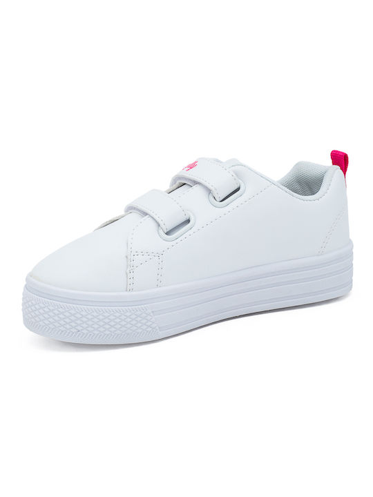 Παιδικά Sneakers με Σκρατς Λευκά