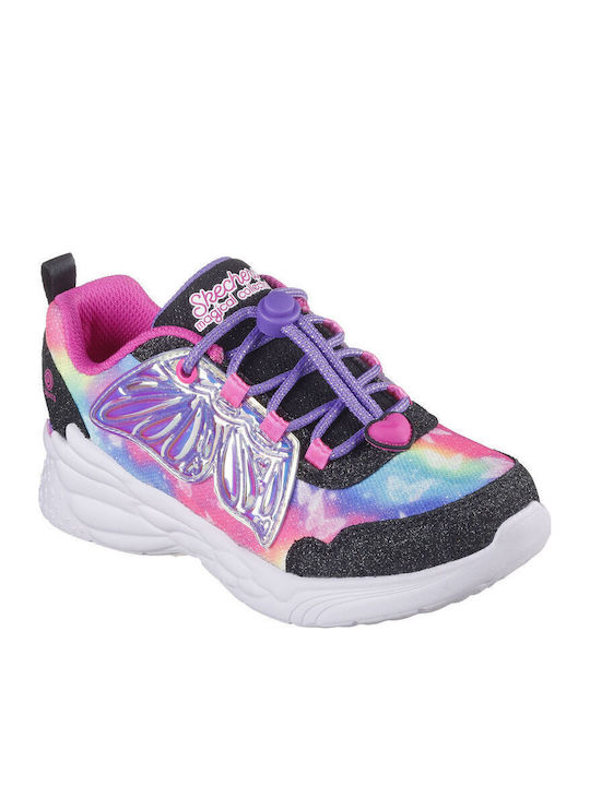 Dream Racer Kids Sneakers with Lights Black