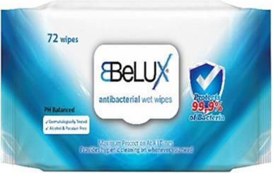 Belux Antiseptic Hand Pads 72pcs