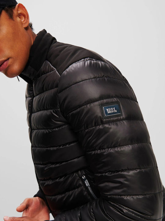 Karl Lagerfeld Men's Winter Puffer Jacket Black