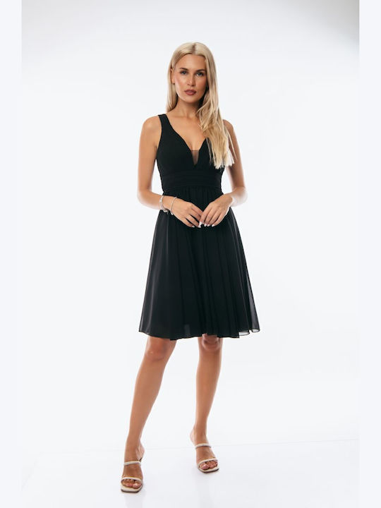 Summer Mini Evening Dress Black