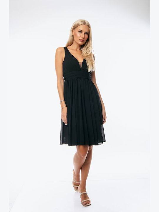 Summer Mini Evening Dress Black