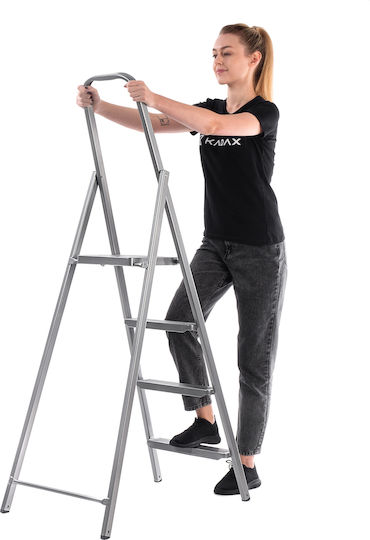 Kadax Ladder Aluminum with 4+1 Steps