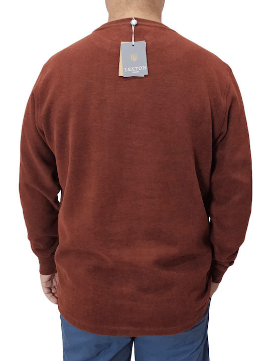 Lexton Men's Sweatshirt Boat Brick