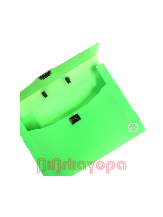 Shape Notebooks Τσάντα Σχεδίου 38x5x28cm Πράσινη