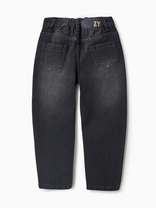 Zippy Pantaloni copii din denim Negru