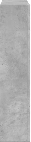 vidaXL Μεταλλικό Προστατευτικό Τζακιού 82x18x81cm Γκρι