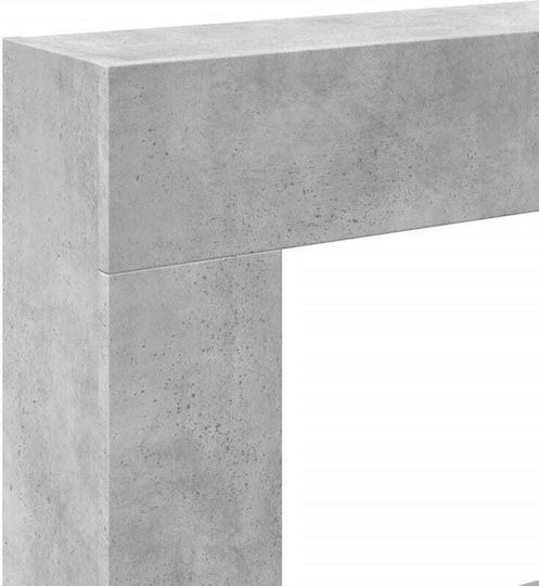 vidaXL Μεταλλικό Προστατευτικό Τζακιού 82x18x81cm Γκρι