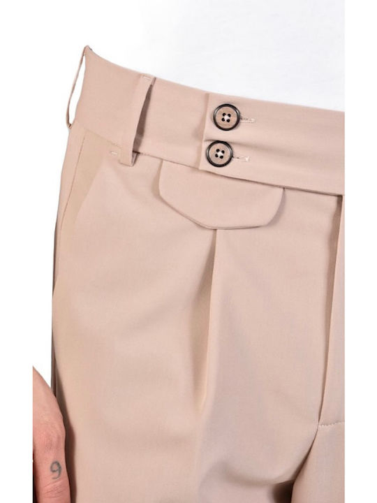 Pantaloni Chino Elastic Pink