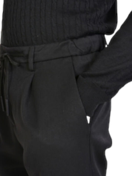 Pantaloni Chino Elastic Black