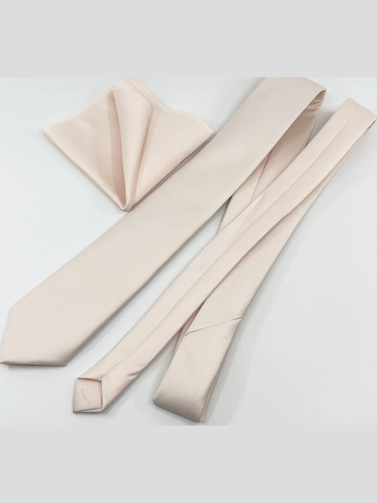 Legend Accessories Men's Tie Set in Beige Color