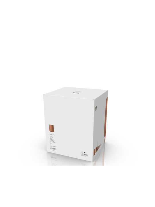 Zone Denmark Πλαστικό Καλαθάκι Μπάνιου Soft Close 5lt Πορτοκαλί