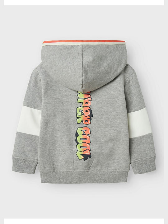 Name It Kids Sweatshirt Cardigan with Hood Grey