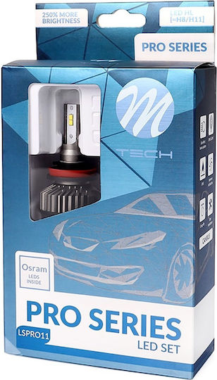 M-Tech Lamps Car Pro Series H11 LED 5700K Cold White 9-16V 20W 2pcs