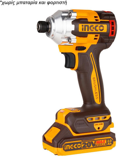 Ingco CIRLI20281 Schlagbohrmaschine Batterie Solo Bürstenlos 20V