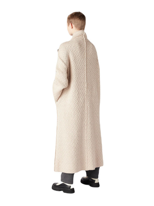 Damen Beige Mantel