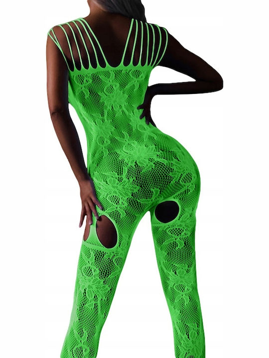 Glow In Dark Sexy Bodystocking Grün