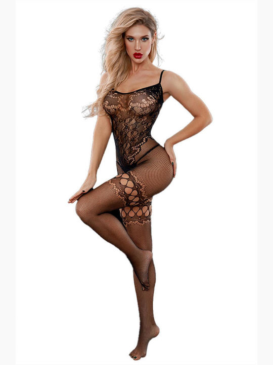 Sexy Bodystockings Gittermuster Schwarz
