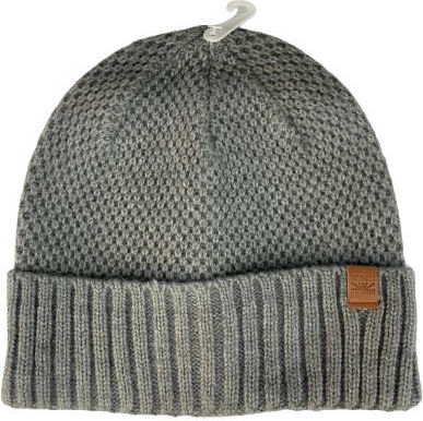 Beanie Unisex Beanie Knitted in Gray color