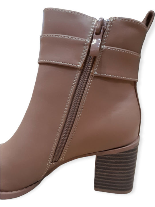 Stiefeletten Damen Khaki
