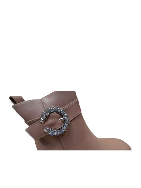 Stiefeletten Damen Khaki