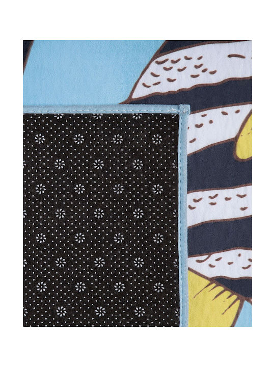 Beliani Χαλί Ορθογώνιο Μπλε 80x140cm