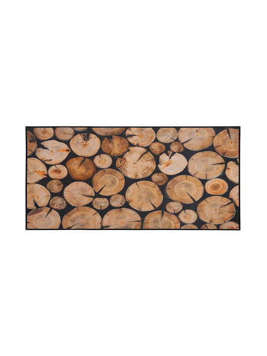 Beliani Χαλί 80x150cm Καφέ