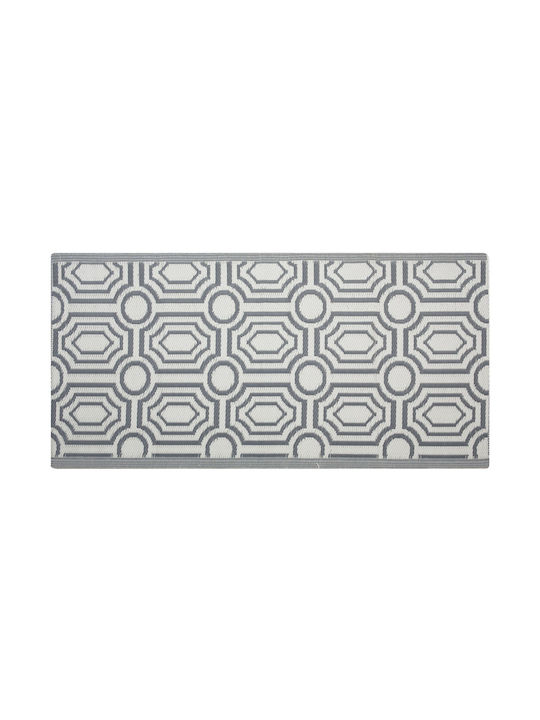 Beliani Rug Outdoor Rectangular Gray