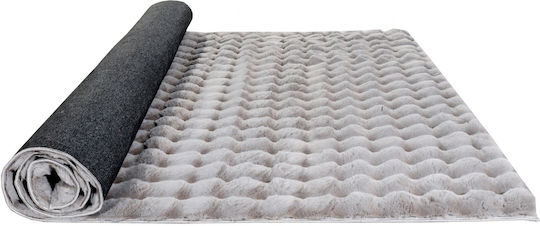 Tzikas Carpets Fuzzy 26164-095 Αντιολισθητικό Shaggy Γούνινο 140x200cm Γκρι