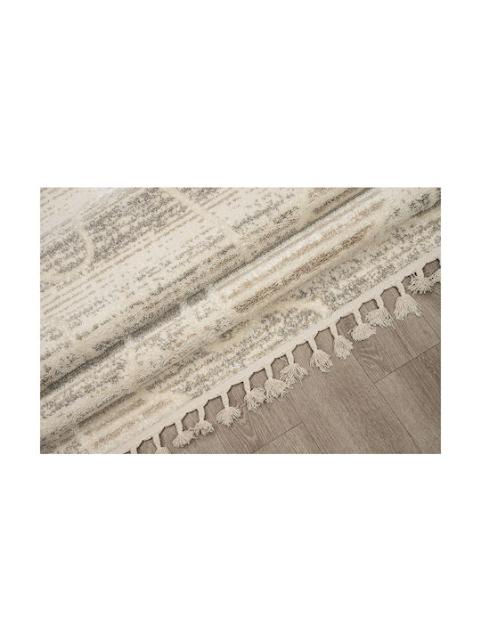 Newplan Gala 12098a Rug Rectangular with Fringes Beige