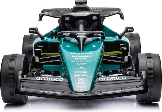 Aston Martin F1 4X4 Go Kart Cu Un Loc Cu Telecomandă Licențiat 24 Volt Verde
