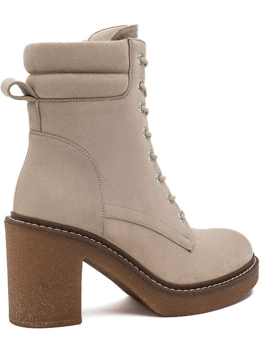 Laura Virgili Women's Ankle Boots Beige