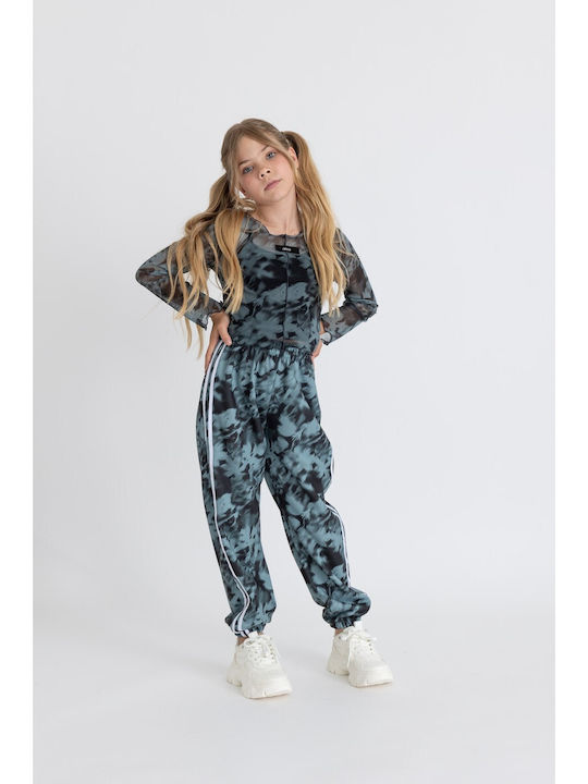 Alice Kids Sweatpants Set Green Black-green